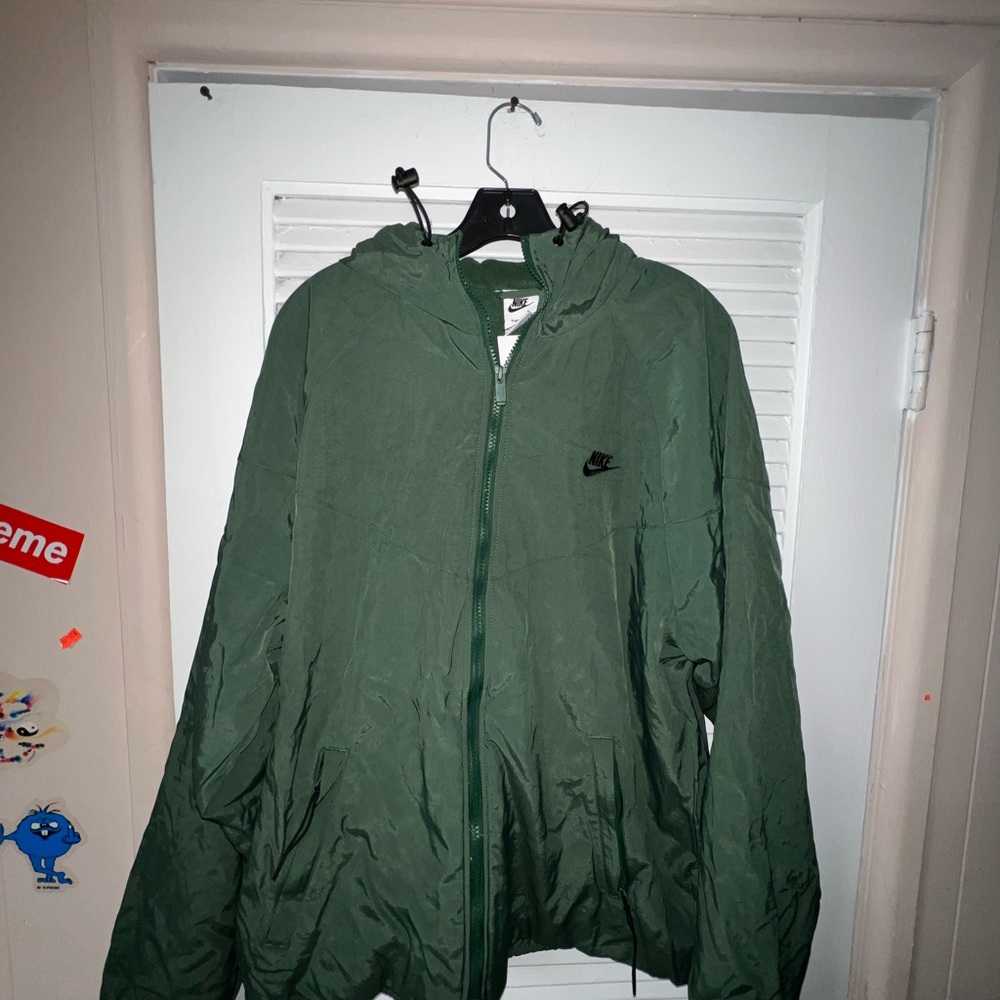 Nike Men's Sportswear Windrunner Winter Hooded Jacket Green S-XL FB8618-323